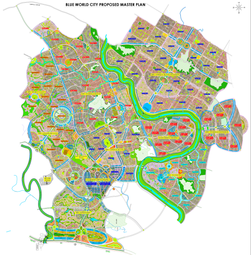 Blue World City Islamabad Project / Master / Society Plan 
