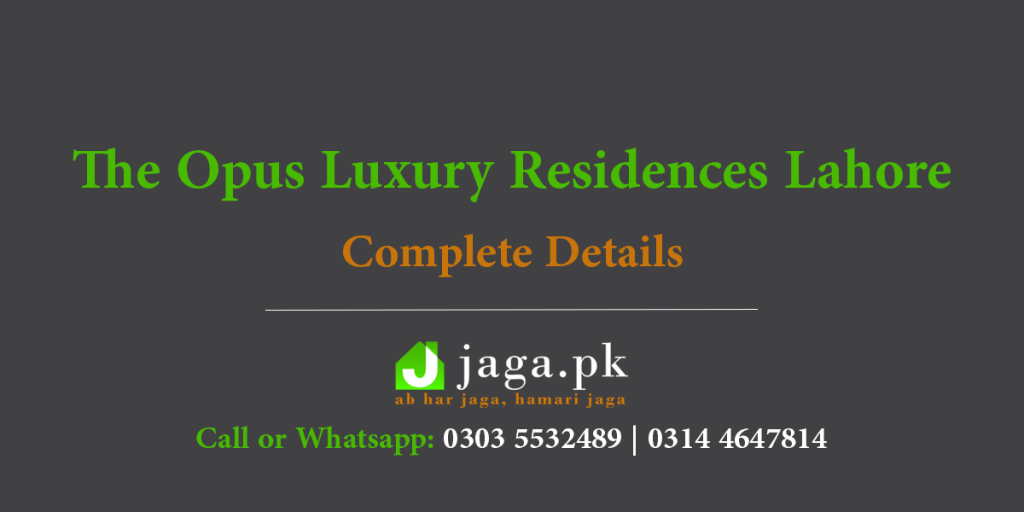 The Opus Apartments Lahore Feature Image