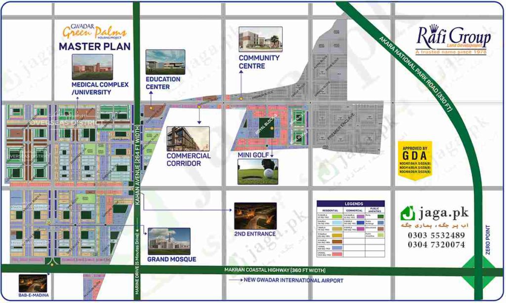 Gwadar Green Palms Society Map_Master Plan