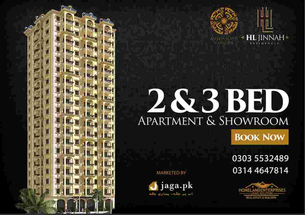 HL Jinnah Residencia Bahria town KarachiFlyer