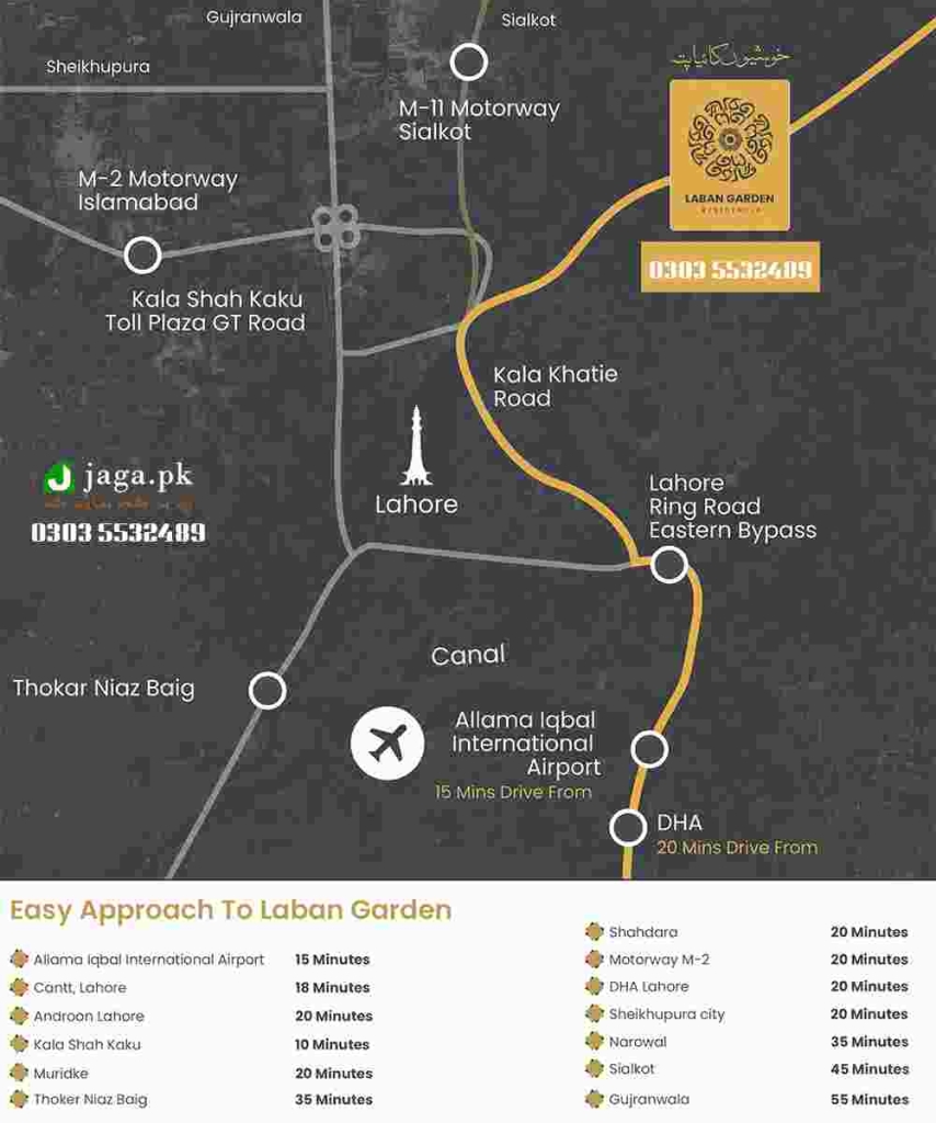 Laban Garden Location MAp Interactive