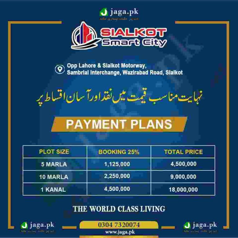 sialkot-smart-city-payment-plan-2022-location-map-details