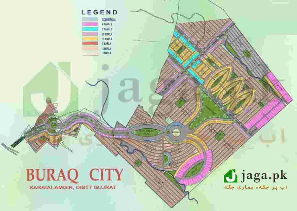 Buraq City Sarai Alamgir New Kharian Project Plan