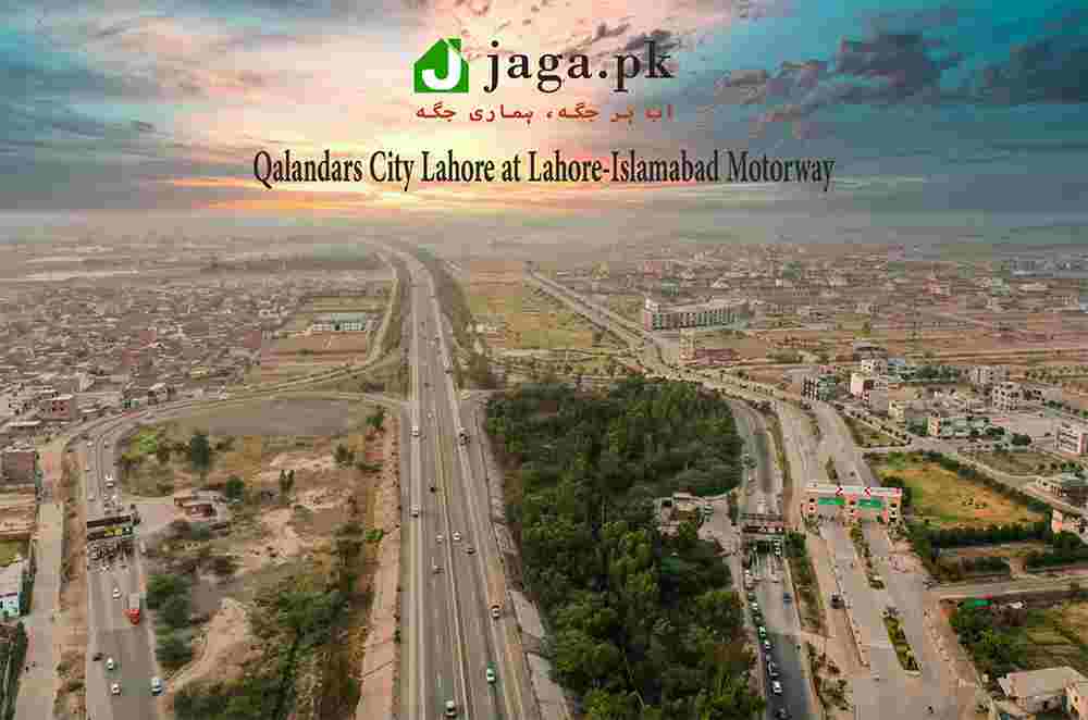 Motorway view with Qalandar City