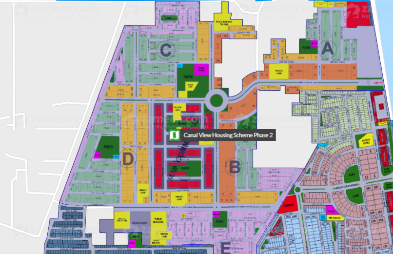 Canal View Housing Scheme Gujranwala Phase 2 Project / Master Plan
