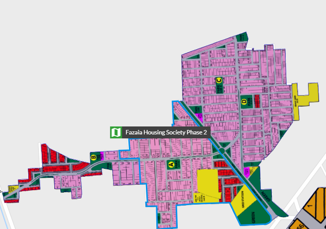 Fazaia Housing Scheme Phase 2 Project / Master / Society Plan