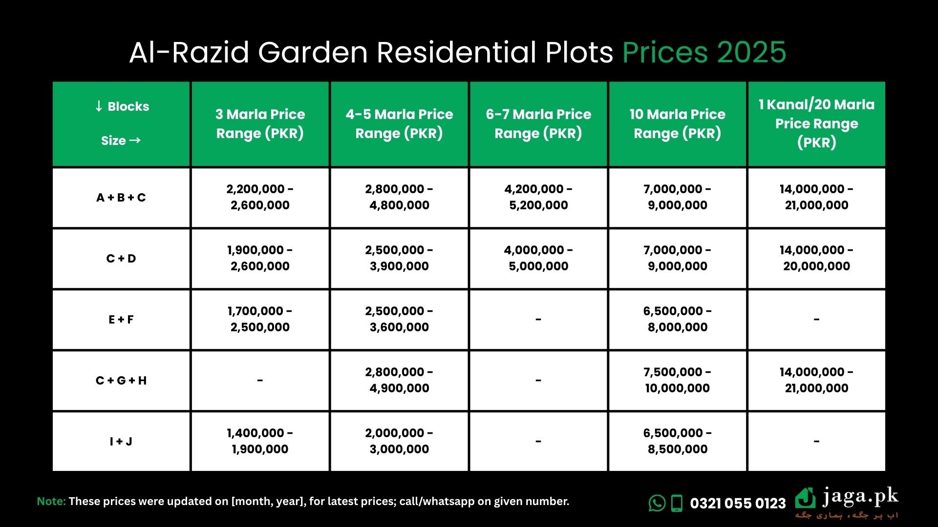 Al-Raziq Garden Lahore Residential Plots 2026