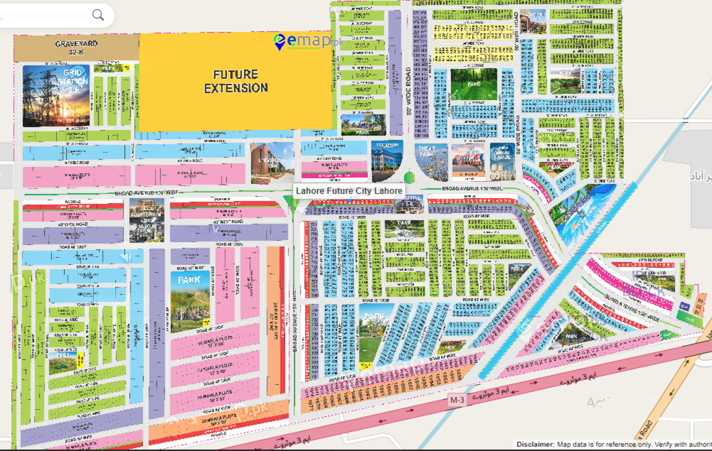 Lahore Future City Project / Master / Society Plan